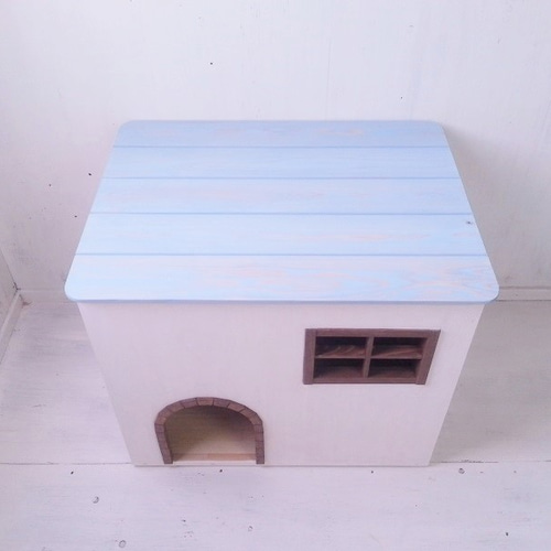 犬小屋　キャットハウス　ハンドメイド 楽天市場】【目玉価格!】犬 犬小屋 ねこハウス 猫用 パイン材 猫