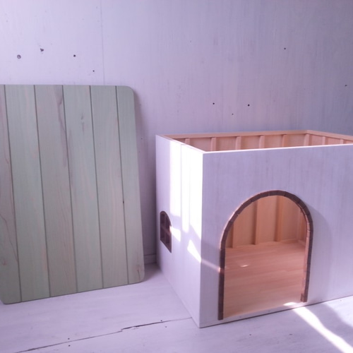 犬小屋　キャットハウス　ハンドメイド かわいいペットハウス 犬小屋 キャットハウス 猫ハウス 室内