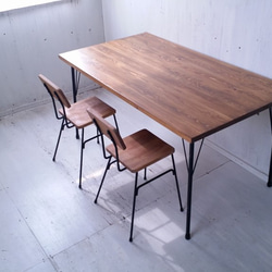 アイアン脚のシンプルなチェア　鉄脚　椅子　什器　カフェ　店舗用 7枚目の画像