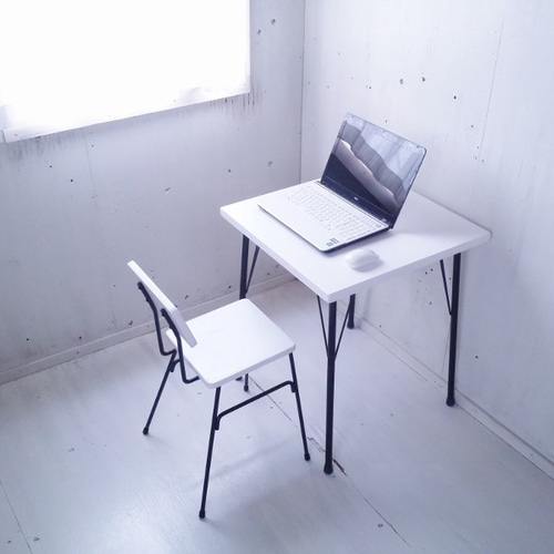 アンティーク風 パソコンデスク アイアン脚 ダイニングテーブル