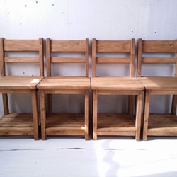 アンティークテイスト キャビネット 観音開き扉 収納棚 店舗什器