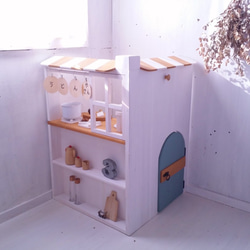 子どもが夢中！本格おままごとキッチン｜ハンドメイド、手作り通販
