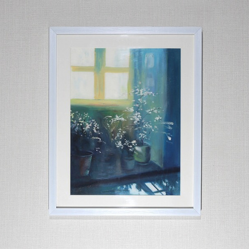 油絵 風景画『Spring』 肉筆1点物 *アクリル板付 B12-C901 絵画 油絵 風景画『Spring』 肉筆1点物 *アクリル板付 B12-C901 絵画