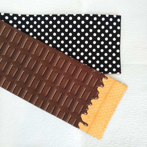 リバーシブル半幅帯【チョコビスケット×みずたま】 和装小物（帯・半襟