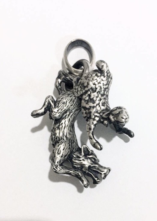 羊の皮を被った狼 ペンダントトップ　シルバー925