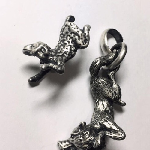 羊の皮を被った狼 ペンダントトップ シルバー925 ペンダントトップ