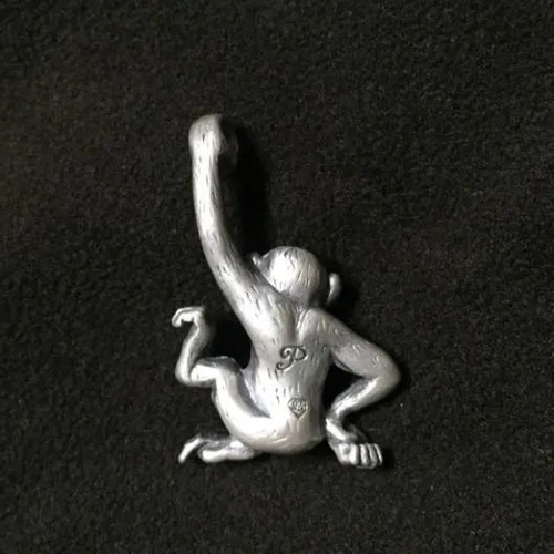 モンキーペンダント ◇シルバーアクセサリー ペンダントトップ 
