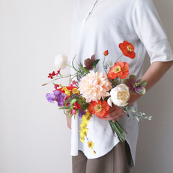 colorful bouquet -カラフル ブーケ- 造花 結婚式 前撮り 2枚目の画像