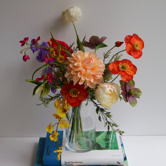 colorful bouquet -カラフル ブーケ- 造花 結婚式 前撮り 3枚目の画像