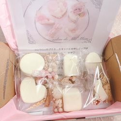 【送料無料】手作りキット販売♡プリザーブドフラワーで作るケーキセット♡フェイクケーキ、インテリアケーキ 6枚目の画像