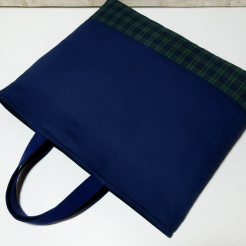 familiar - ファミリア レッスンバッグバッグ ネイビー 新品
