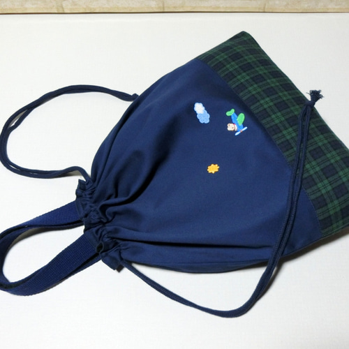 familiar - 新品 ファミリア 巾着 ピンク 体操服入れ 巾着袋の