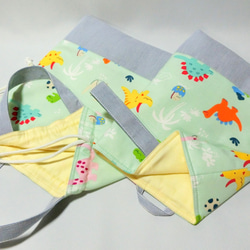 きょうりゅうクン　北欧風　6点セット入学入園　レッスンバック 5枚目の画像