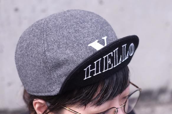 ★サイクルキャップ★【No.8】クロネコ 受注製作〉サイクルキャップ(8文字〜) キャップ KIYO 通販