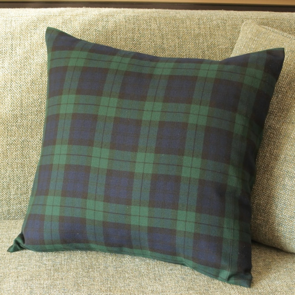 ブラックウォッチのクッションカバー クッション・クッションカバー