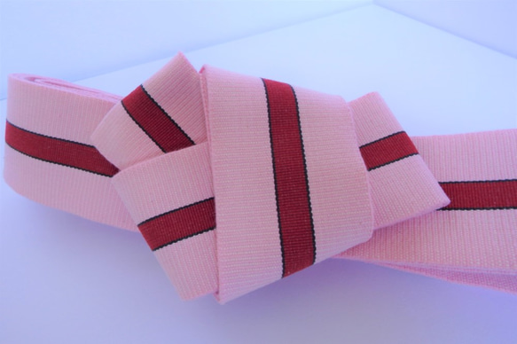 新色　祭り帯　真田紐　60㎜　帯紐　オリジナル　限定商品　遠州産地　遠州織物 4枚目の画像