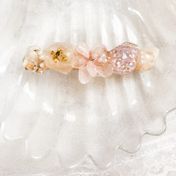 ピンク】紫陽花のバレッタ バレッタ ihana 通販 11478494｜Creema