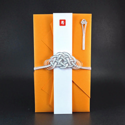 Money gift envelop MATSU-MUSUBI <White×Orange> 第1張的照片