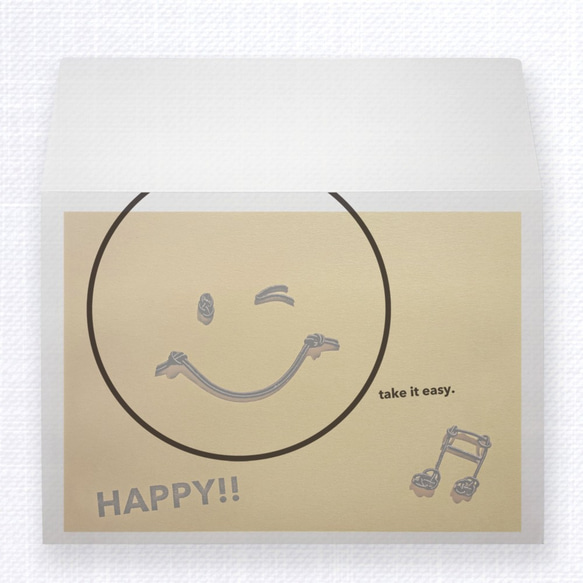 MIZUHIKI Greeting Card HAPPY SMILE 第1張的照片