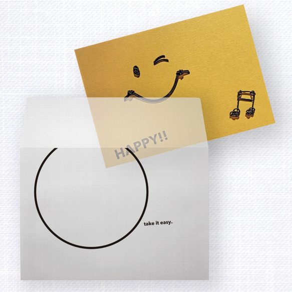MIZUHIKI Greeting Card HAPPY SMILE 第2張的照片