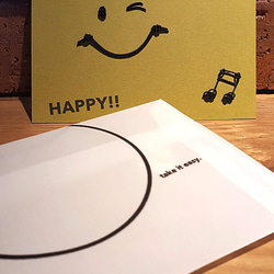 水引グリーティングカード　Happy smile 4枚目の画像