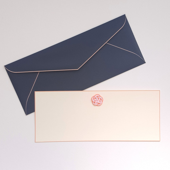 Message Card "UME HITOHIRA" Navy×SAKURA Pink 2 sets 第2張的照片