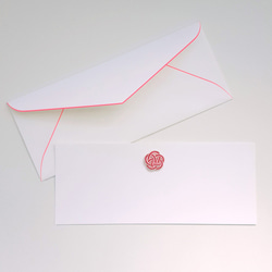 Message Card "UME HITOHIRA" White×Flashy Pink 2 sets 第2張的照片