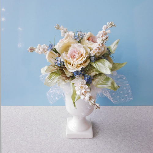 陶磁器製　ブーケ 楽天市場】丈夫で長持ち 植木鉢 陶器 ブーケ グリーン 10号 32cm 三河