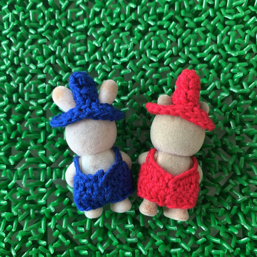 オーダーページシルバニアファミリー手編みバッグ、帽子、 オーダーページ シルバニアファミリー 服 ハンドメイド 立体帽子