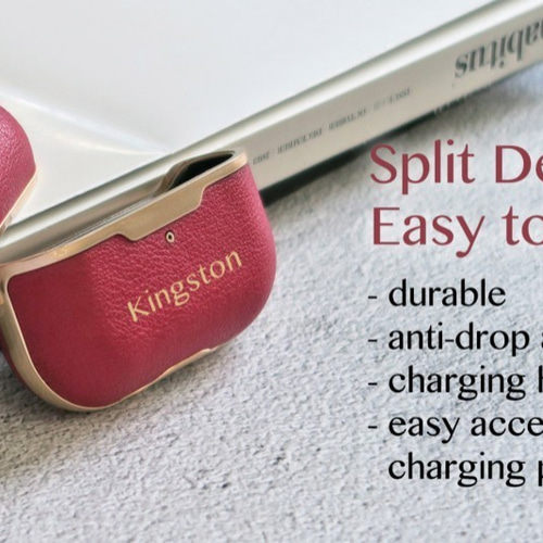 AirPods Pro 2lightning本体 黒赤ケース付き AirPods Pro / Pro