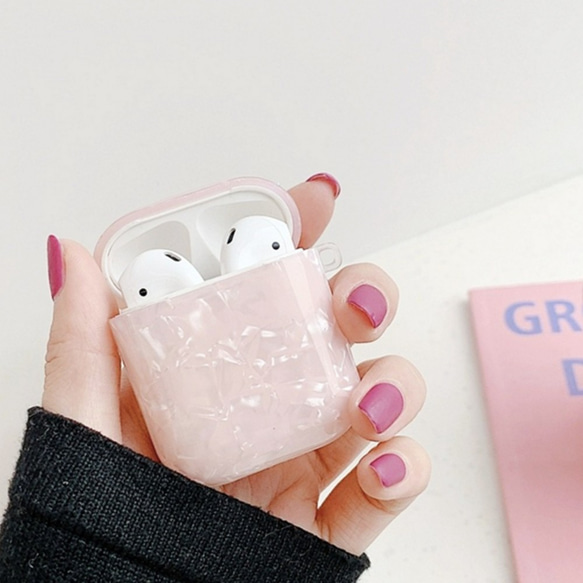 Dior AirPodsケース ピンク イヤホン 正規品 楽天市場】Airpodsケース 韓国 クリア ピンク ハート リボン 月