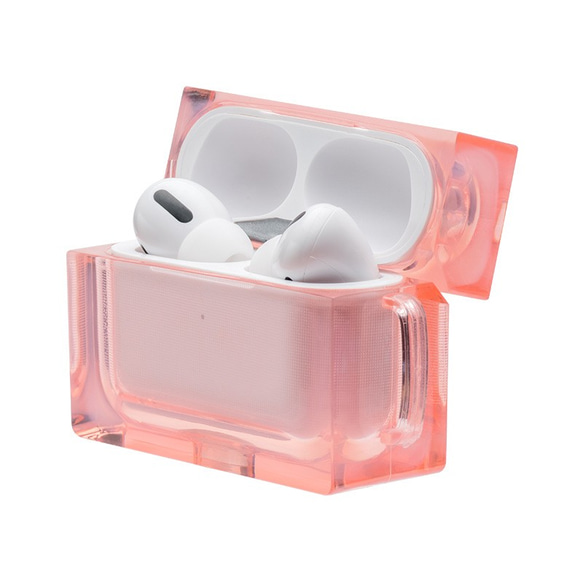 AirPods Pro ケース エアポッヅ  6色 さくらピンク ゼリー ワイヤレスイヤホン ケース 2枚目の画像