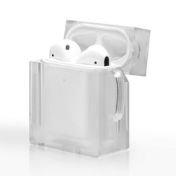 AirPods 保護套 AirPods 第一代和第二代 6 色透明白色果凍無線耳機保護套 不含登山扣 第3張的照片