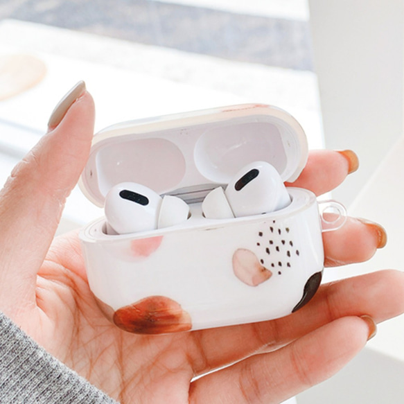 AirPods Pro ケース エアポッヅ 抽象的な小石パターン ワイヤレスイヤホンケース 1枚目の画像