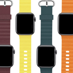 Apple Watch アップルウォッチ バンド 8色 テクスチャード加工のシリコン時計バンド 交換用ベルト 5枚目の画像