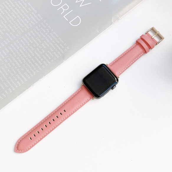 Apple Watch アップルウォッチ バンド ピンク パステルピンクの
