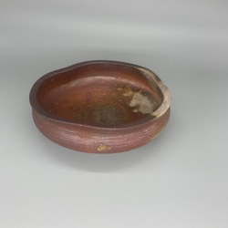 備前焼　洲浜鉢　桟切　紙箱入り 3枚目の画像