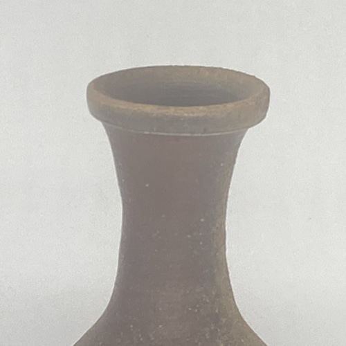 備前焼 鶴首花入 胡麻 紙箱入り 一輪挿し・花瓶・花器 興楽園