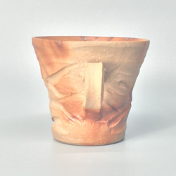 備前焼　コーヒーカップ　緋襷　紙箱入り 3枚目の画像