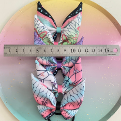 【蝶々柄】ヘアゴム　リボン　女の子　蝶々　和柄模様　5個セット 3枚目の画像