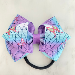 蝶々リボン2個セット】ヘアゴム リボン 女の子 蝶々 和柄模様 その他