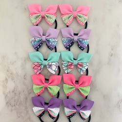 羽織柄♡蝶々柄♡和柄蝶々ヘアゴム♡キッズヘアゴム♡オーダーページ 羽織柄♡蝶々柄♡和柄蝶々ヘアゴム♡キッズヘアゴム♡オーダーページ