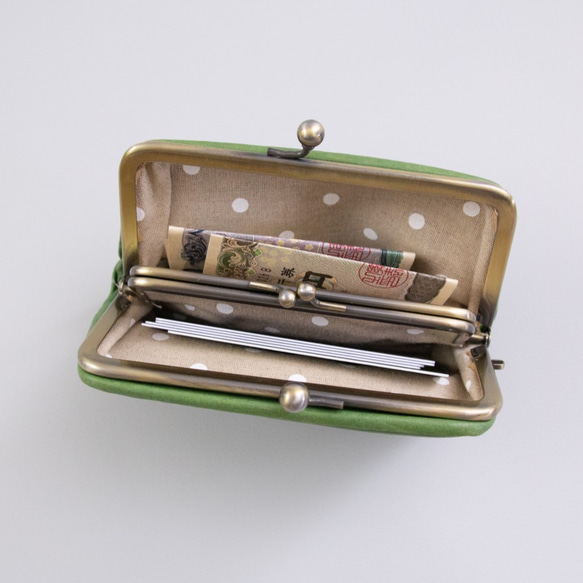 焼き立て食パンの手ざわり●親子がま口　WL13-39 6枚目の画像