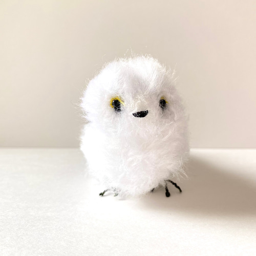 雪の大妖精シマエナガ　アートドール　ぬいぐるみ 雪の大妖精シマエナガ アートドール ぬいぐるみ 雪の大妖精