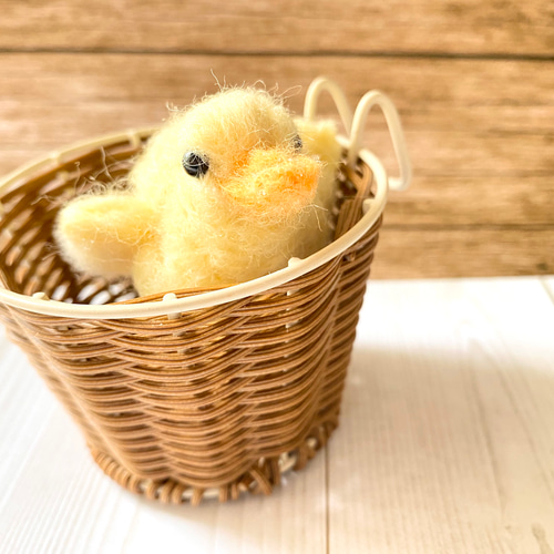 送料無料】アヒルちゃんのぬいぐるみ/羊毛フェルト 鳥 小鳥 小動物