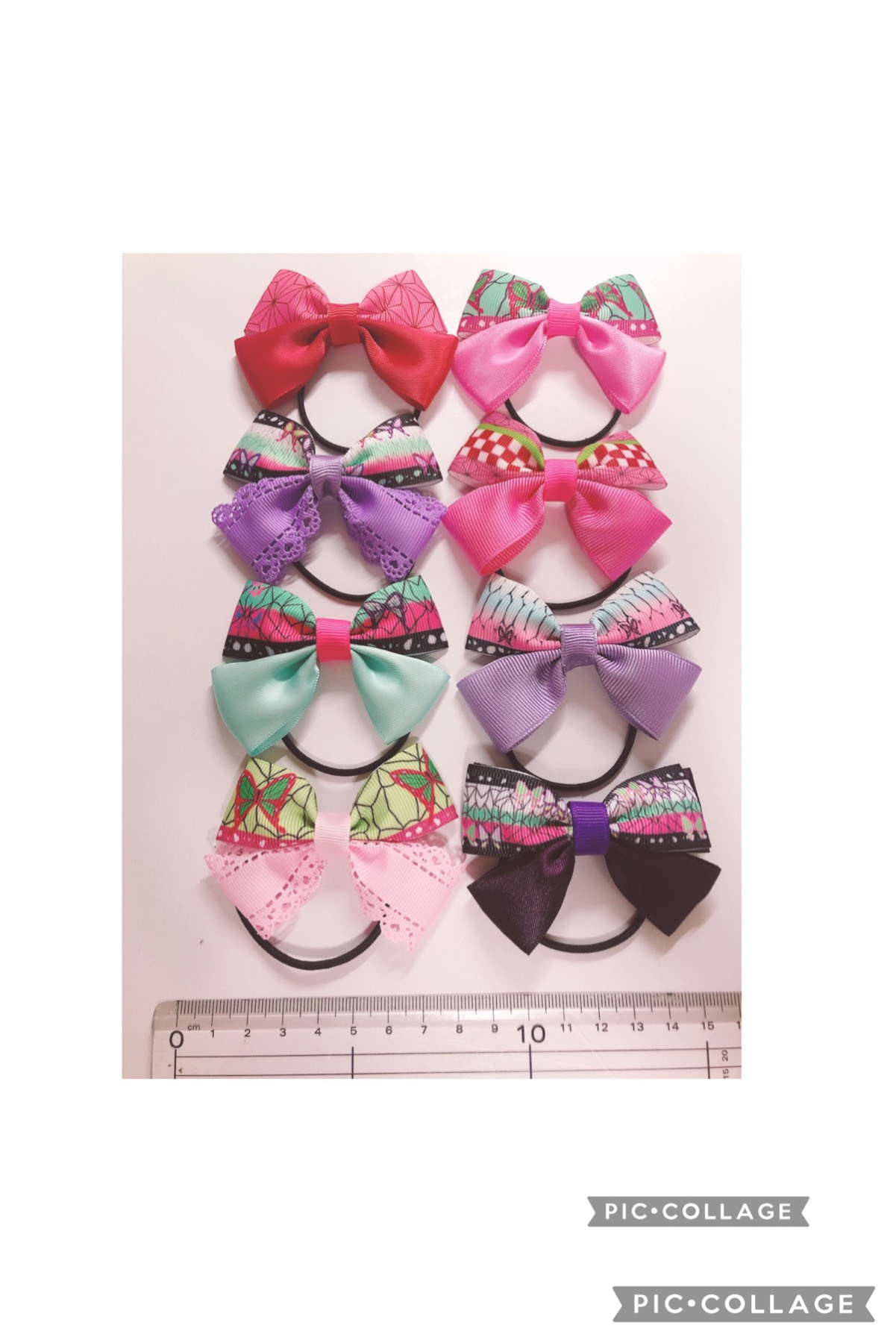 ヘアゴム♡セレシャムリボン♡マスタード♡ハンドメイド 巻き込み