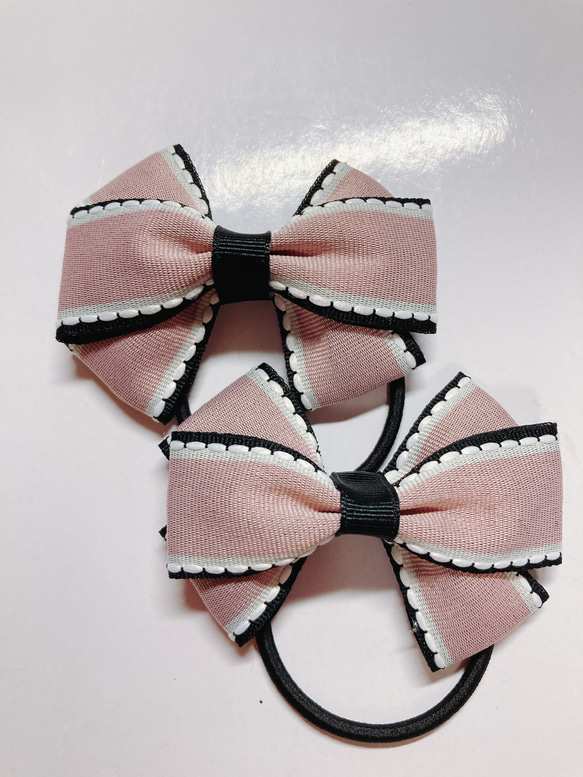 【送料無料】ハンドメイド リボン ヘアゴム リボンヘアゴム 女の子 手作り ハンドメイド リボン ヘアゴム 大人 かわいい 子供 お揃い 7、5