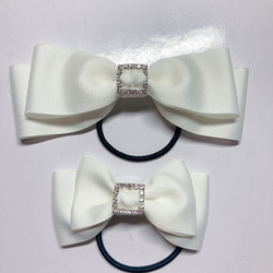 【302】 ハンドメイド　リボン　ヘアゴム 1_a9b9c0e8bc0eb008d021ec861bd6