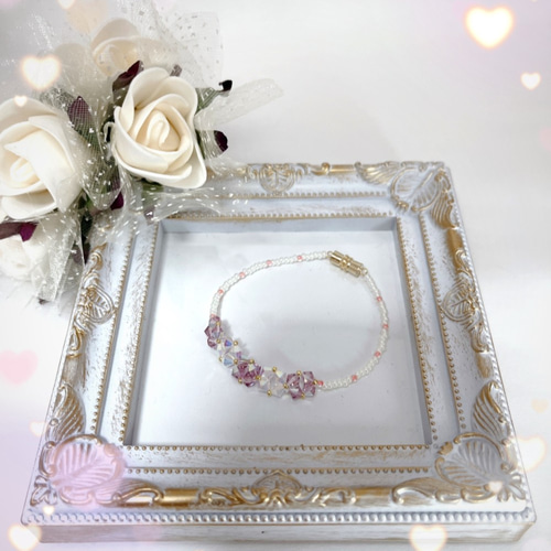 スワロフスキー♡ビーズブレスレット ビーズ Your styleshop スワロフスキー♡ビーズブレスレット ビーズ Your styleshop