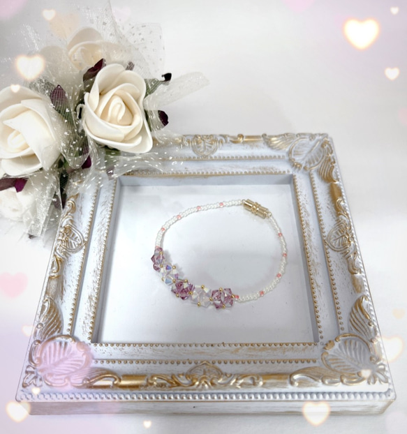 スワロフスキー♡ビーズブレスレット ビーズ Your styleshop